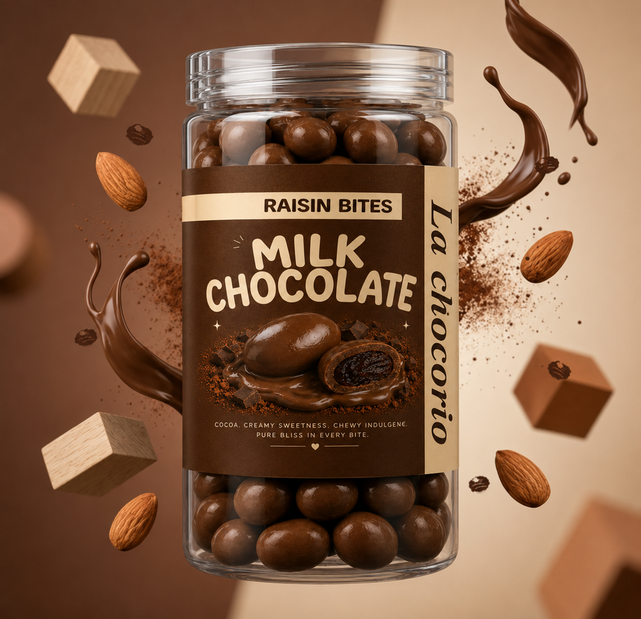 La Chocorio Chocolte Coated Rasin Bites